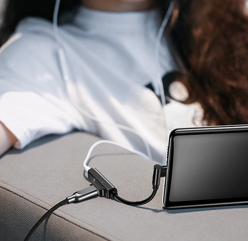 New Product - mini 90 degree type c audio adapter