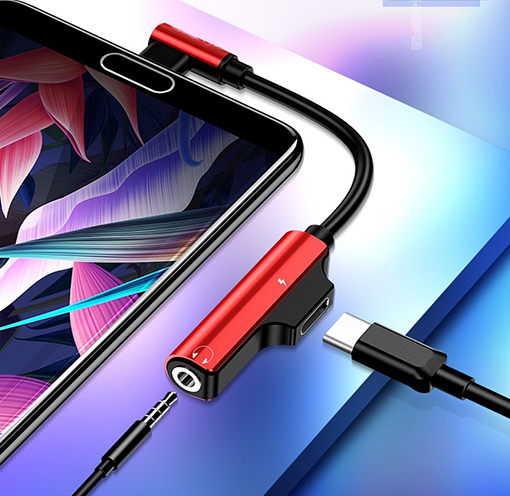 New Product - mini 90 degree type c audio adapter